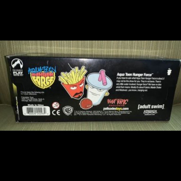 Aqua Teen Hunger Force Action Set - Made 2005 - Sold By HotTopic -Collector Item - Picture 2 of 3